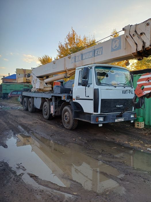 Аренда автокрана 50тонн вылет стрелы 34м