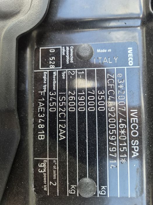Iveco daily basculabil 100mii km 35c13 ,35c15,doka ,6 locuri