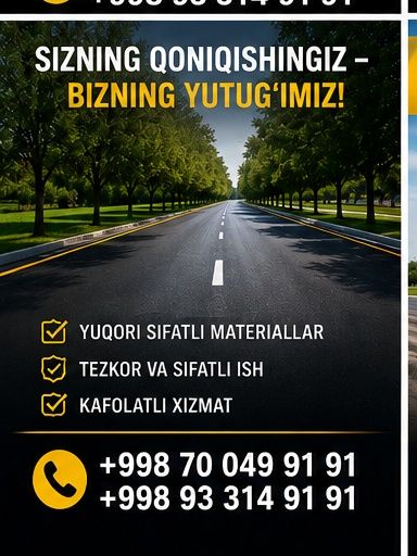 Asfalt yoyish xizmati