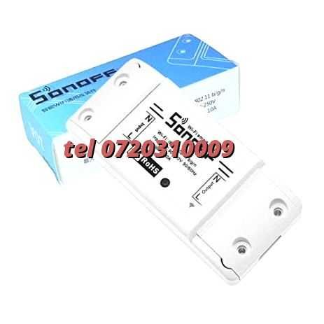 Releu Wireless Sonoff Automatizari Cu Control La Distanta Prin Telefo