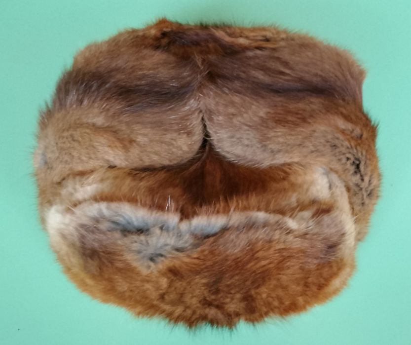 Мужская ондатровая шапка ушанка