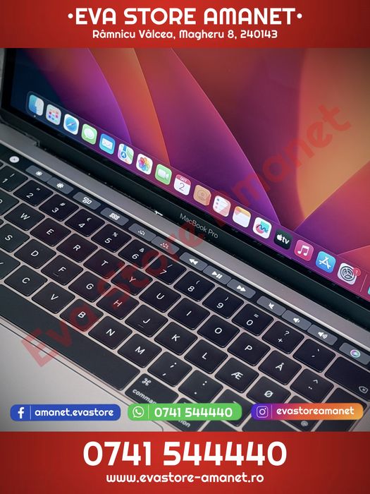 Laptop Apple MacBook Pro 13 2017 i5 3.1 GHz 8GB RAM SSD 500GB Touch Bar Touch ID