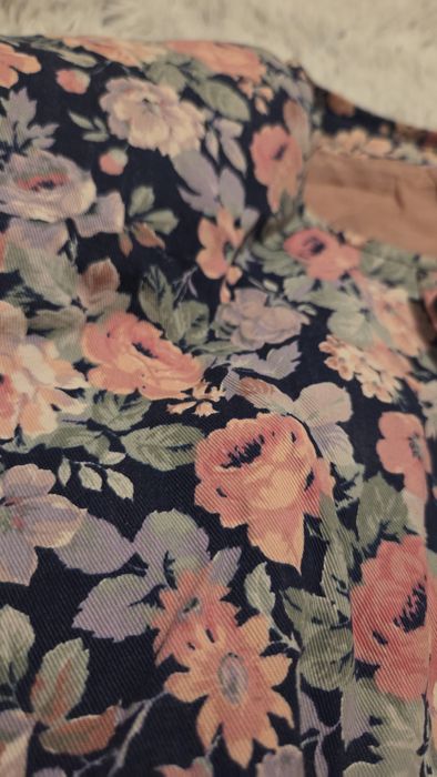 Sacou scurt cu model floral