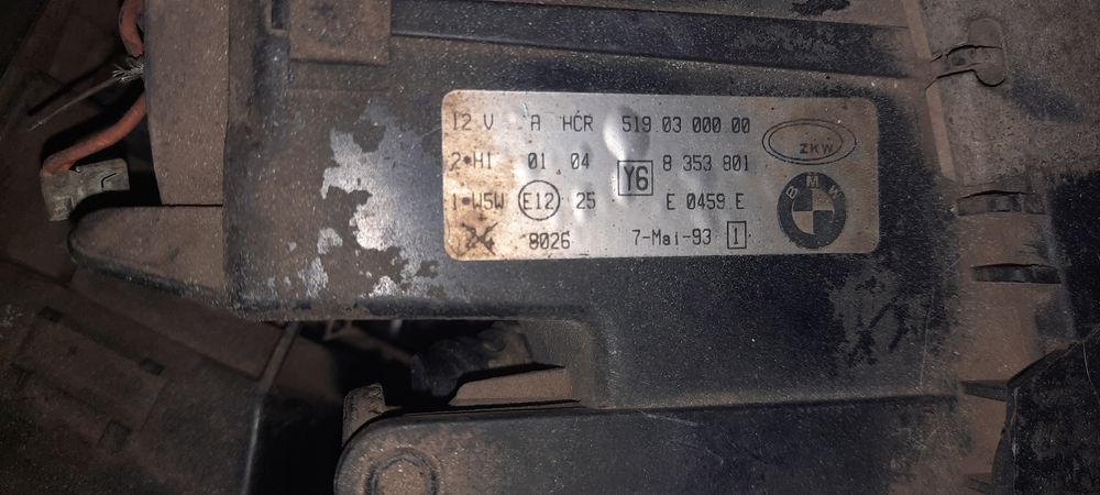 Фары бмв е36, оригинал
