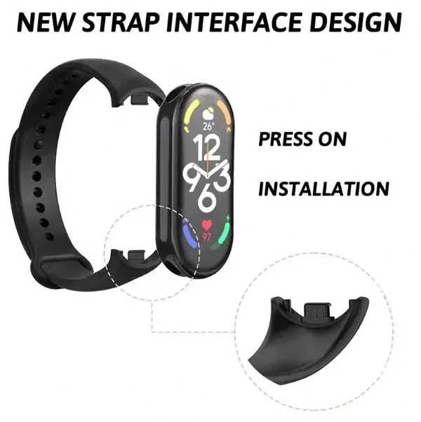 Силиконови каишки за смарт гривни Xiaomi Mi Band 8,9 и 10