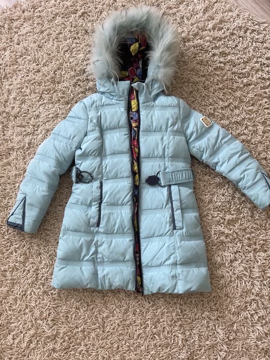 Куртка зимняя для девочки р-р 122