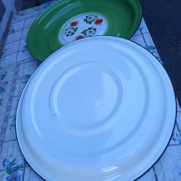 Эмалированное  блюдо, советское, новое