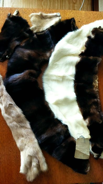 Мех норки, каракуль, воротник