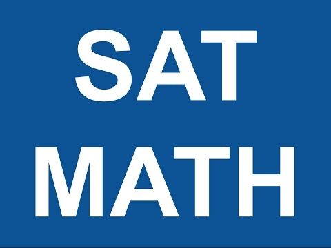 Подготовка к SAT math. Репетитор по математике