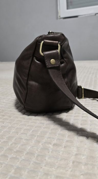 Дамска оригинална италианска чанта от естествена кожа. GENUINE LEATHER / BORSE IN PELLE / MADE IN ITALY“.   В