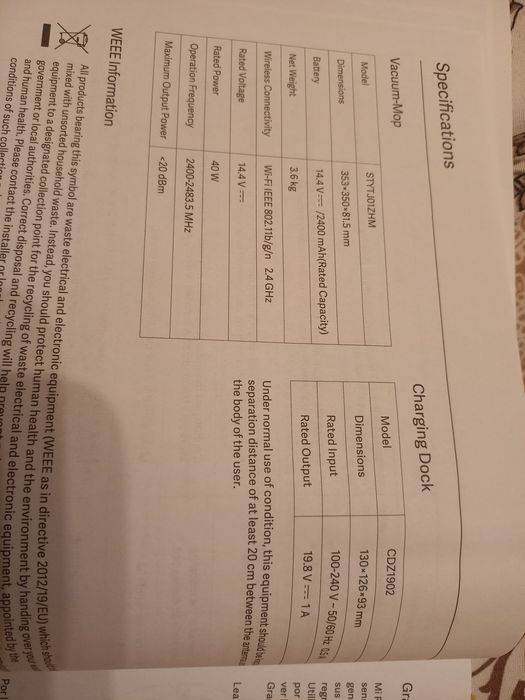 Aspirator Xiaomi Mi Robot Vacuum Mop