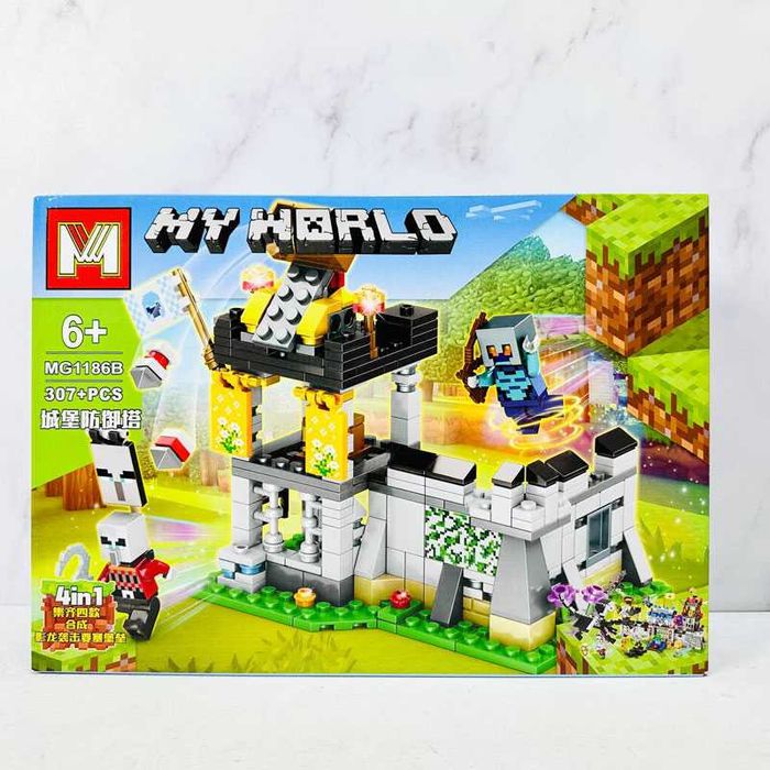 Конструктор Майнкрафт, 307 части, Minecraft Конструктор, My World