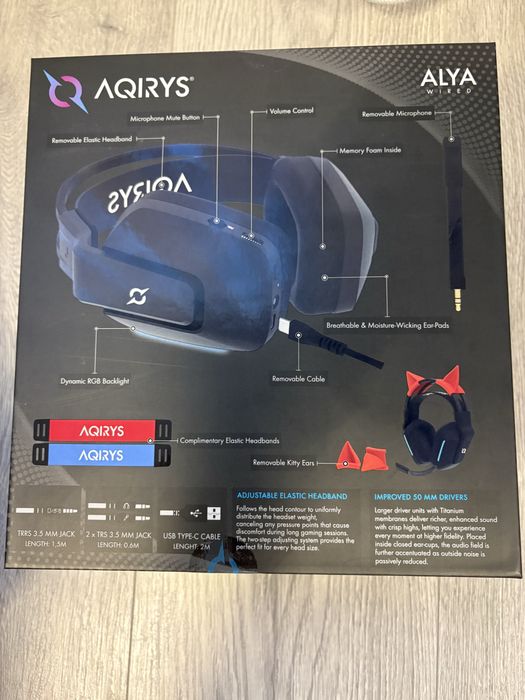 Casti Gaming AQIRYS Alya Wired Black
