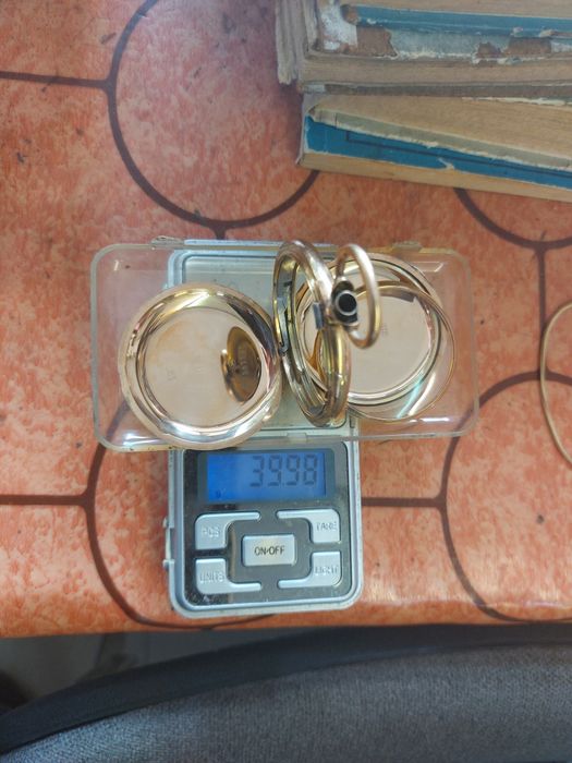 Златен 14К JWC/IWC Pocket watch