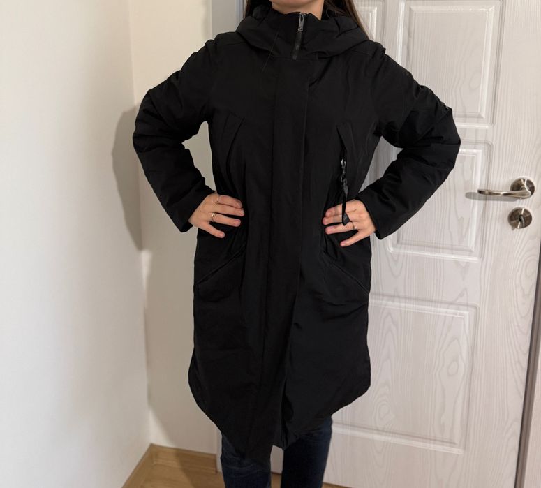 Дамско яке парка черно Elvine