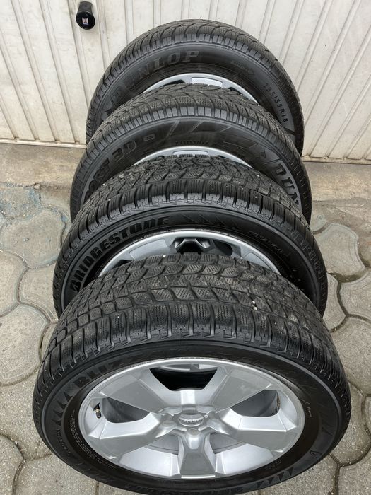 Jante 5x114.3mm, anvelope iarna 235/55 R18, Kia Hyundai Renault Mazda