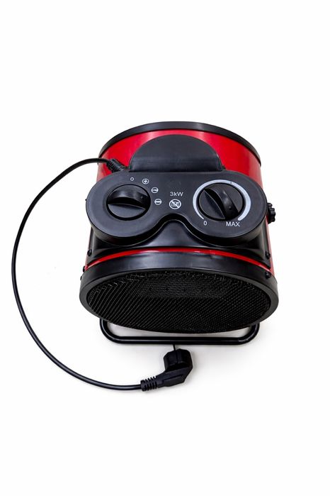 Aeroterma electrica profesionala 3kw, reglaj temperatura termostat