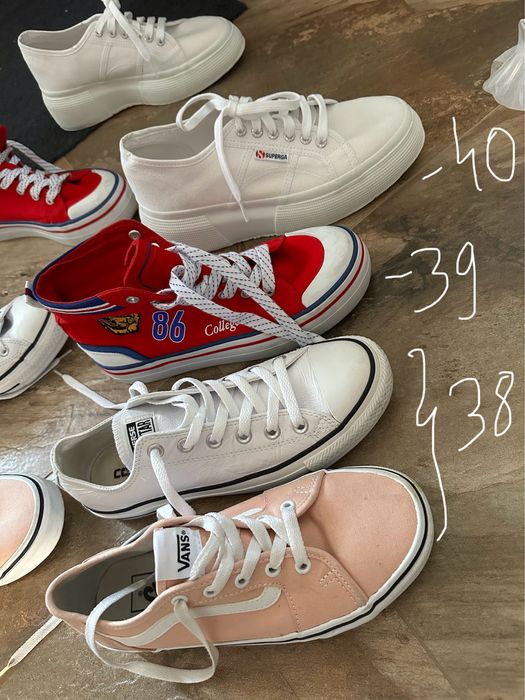 bocanci munca 46, slapi Crocs, Convers, Nike, Levis,Superga