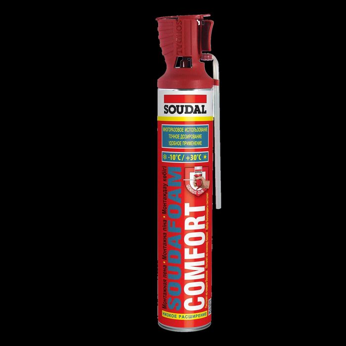 Soudafoam Comfort пена с удобным аппликатором Genius Gun