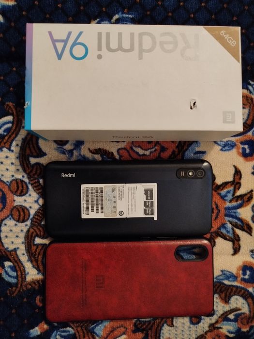 Redmi 9A холати эдиал 4/64 аёл киши ишлатган каропка документ бор