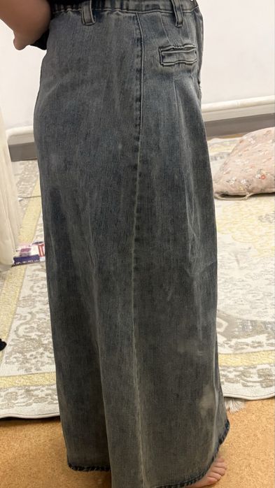 джинсовая юбка...