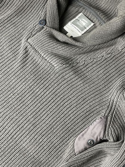 G-Star Raw - Мъжка плетена жилетка / пуловер - 10/10