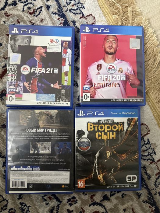 PSP4 pro 1TB б/у с играми