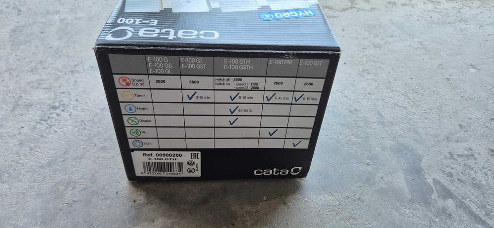 Вентилатор за Баня CATA E-100 GTH
