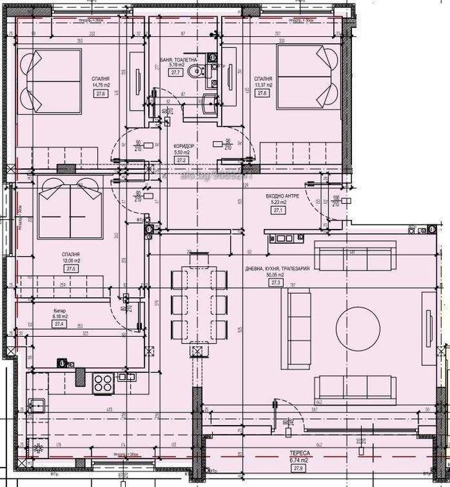 Продава се Четиристаен апартамент в Пловдив, Кючук Париж - 157 кв.м за 981 €/кв.м - Снимка #3