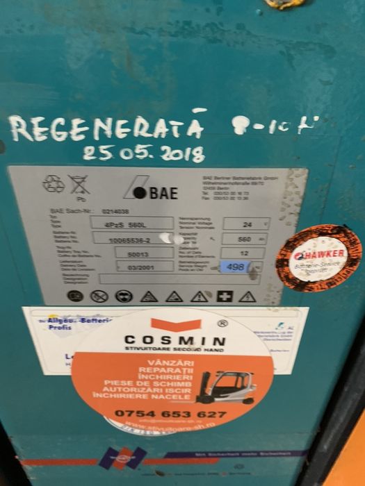 Baterie de tracțiune stivuitor 24V, 36V,48V și 80V