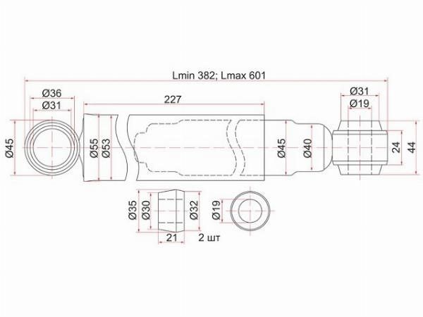 Амортизатор Isuzu Elf nmr