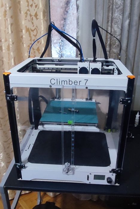 Imprimanta 3d XTLW Climber 7 IDEX, ore puține, pat PEI