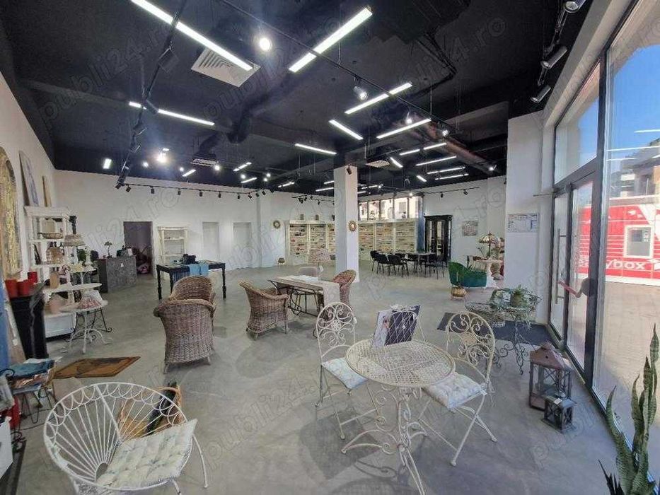 Spațiu comercial premium PIERA – 150 mp | H=4.3 m | 7 parcări | ideal clinică / showroom / cafenea