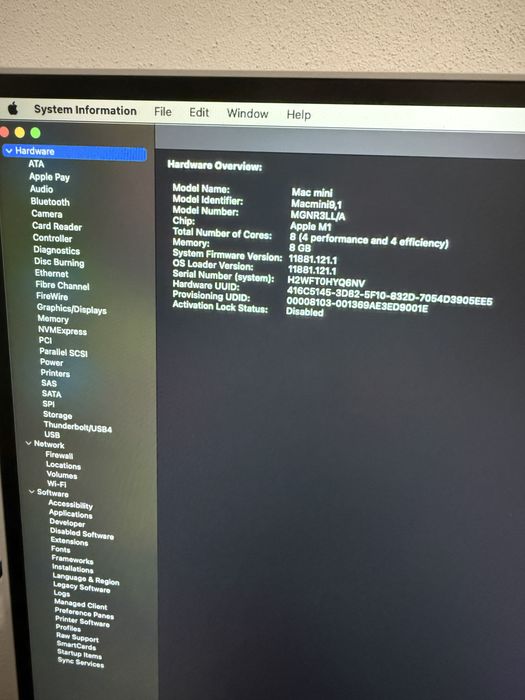 Vand mac mini m1
