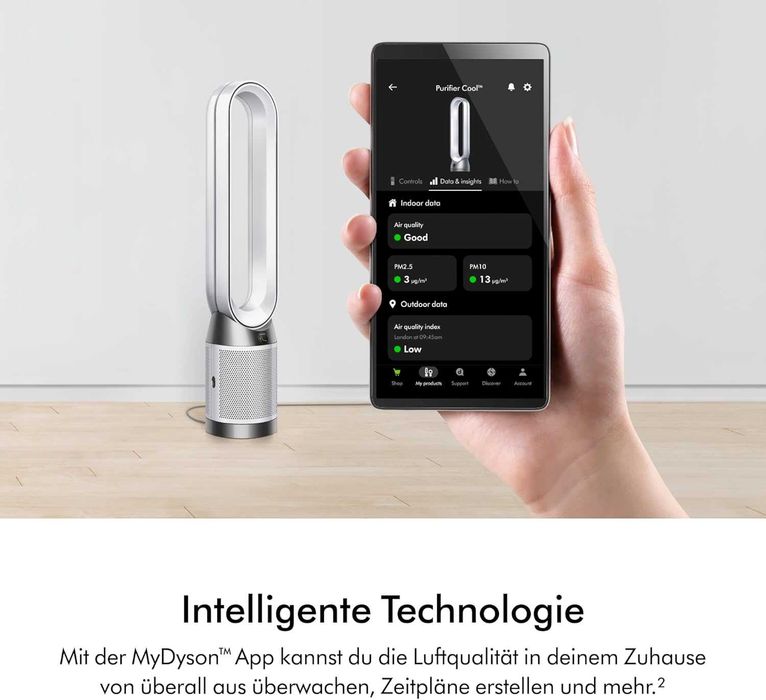 Пречиствател на въздух Dyson Purifier Cool PC1 TP11 HEPA филтър 40W