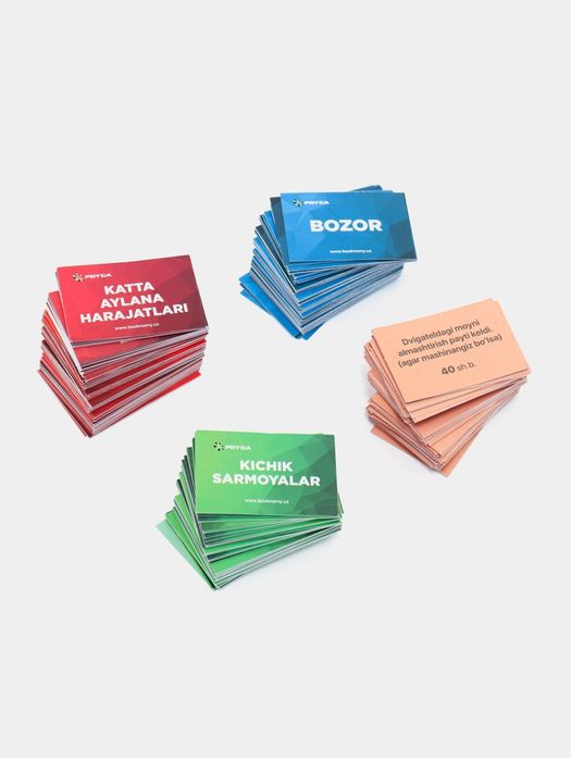 Poyga CashFlow - moliyaviy bilimlar o'yini !!!