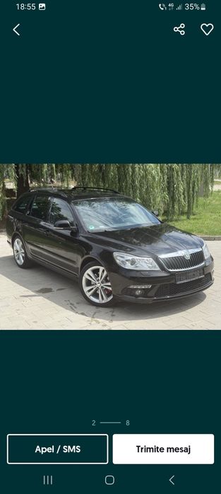 Skoda octavia WRS 2.0 TDI 170 cp
Intetior din piele foarte bine ingrij