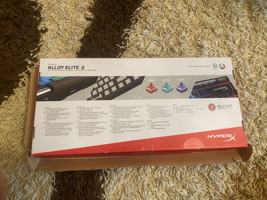 Продам клавиатуру Hyper X Alloy Elite 2