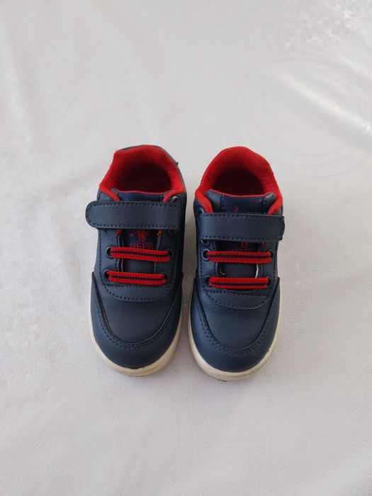 Оригинални кожени обувки за момче на Поло