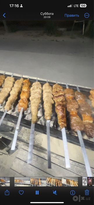 8000 som Arzon narxda shashliklar xar xil turdagi