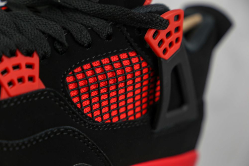 Jordan Retro 4 Red Thunder Мъжки Дамски Маратонки