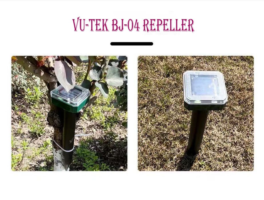 VU-TEK BJ-04 Dispozitiv solar alungare daunatori, ultrasonic, exterior