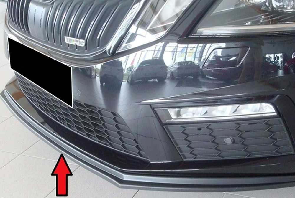 Преден лип спойлер за шкода октавия мк3 фейс / skoda octavia mk3 lip