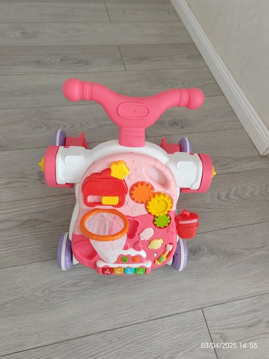 Ходунки - трансформеры розовые