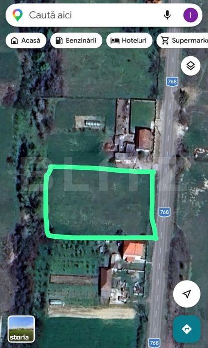 Teren intravilan de vanzare in Bicacel, comuna Lazareni – 2.877 mp