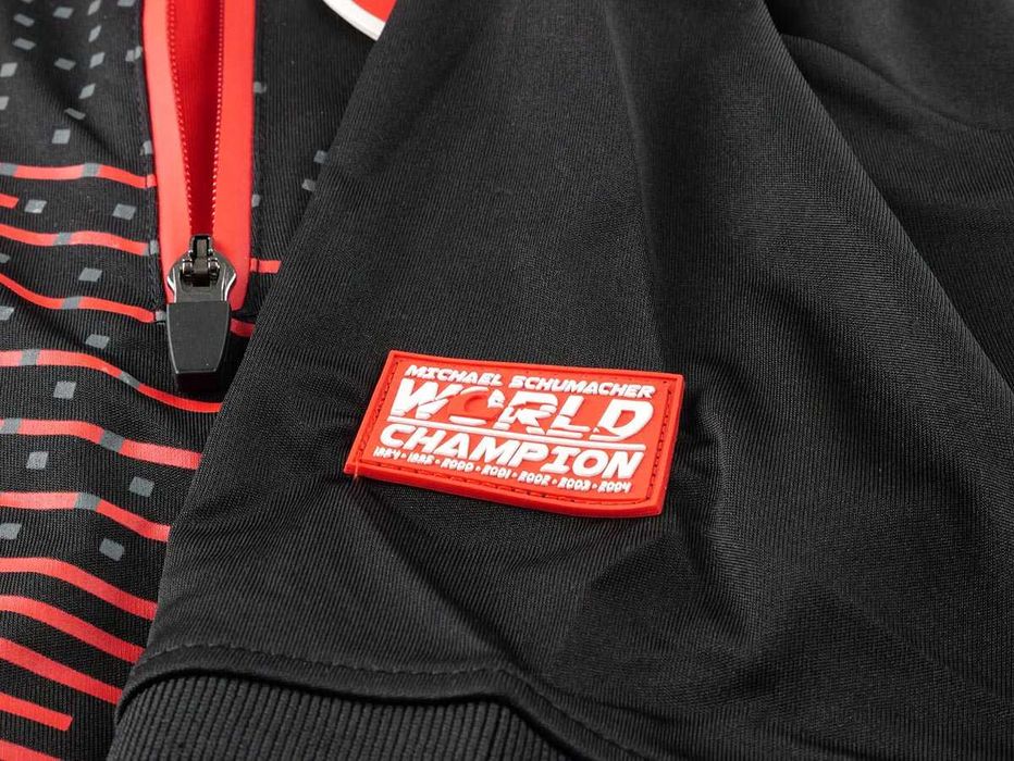 Tricou Michael Schumacher Speedline, negru, cu fermoar, nepurtat
