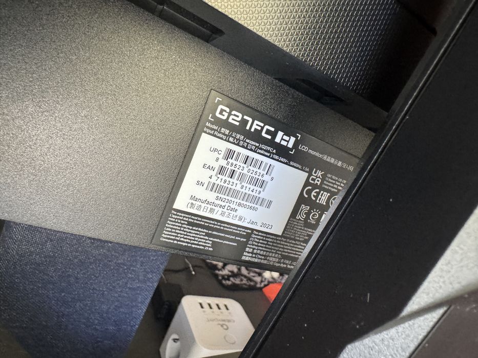 Монитор Gigabyte G27FC, FullHD - 27
