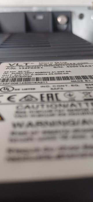 DANFOSS - Честотен регулатор