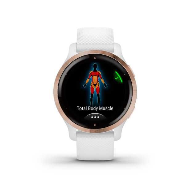 Часовник Smartwatch Garmin Venu 2S, Rose Gold/White