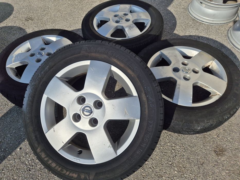 4х100/15 с гуми Рено Дачия Nissan 4x100/15 Dacia Renault Micra